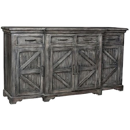 Mango Wood 4 Door Sideboard